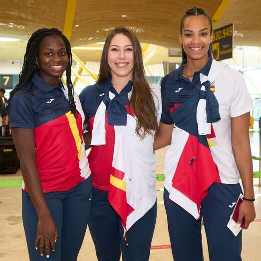 María Gomes, Alba Spugnini y Sayna Mbengue / TA